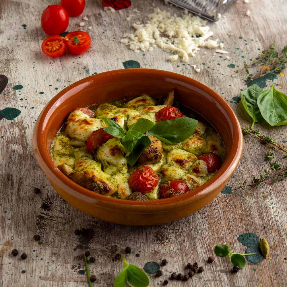 Halloumi cheese with herbs