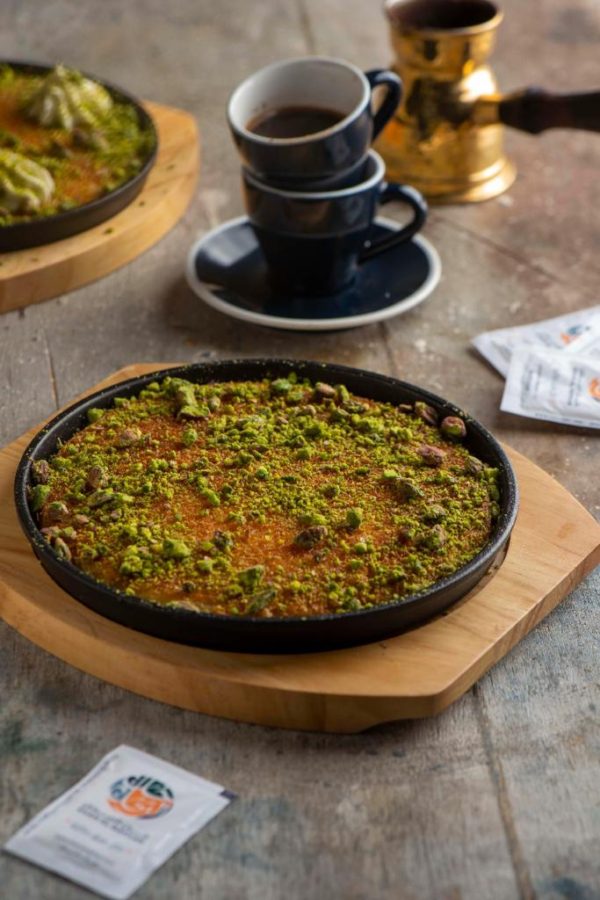 Kunafa with cheese