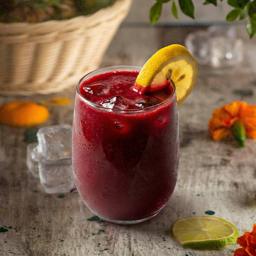 Beetroot pomegranate juice