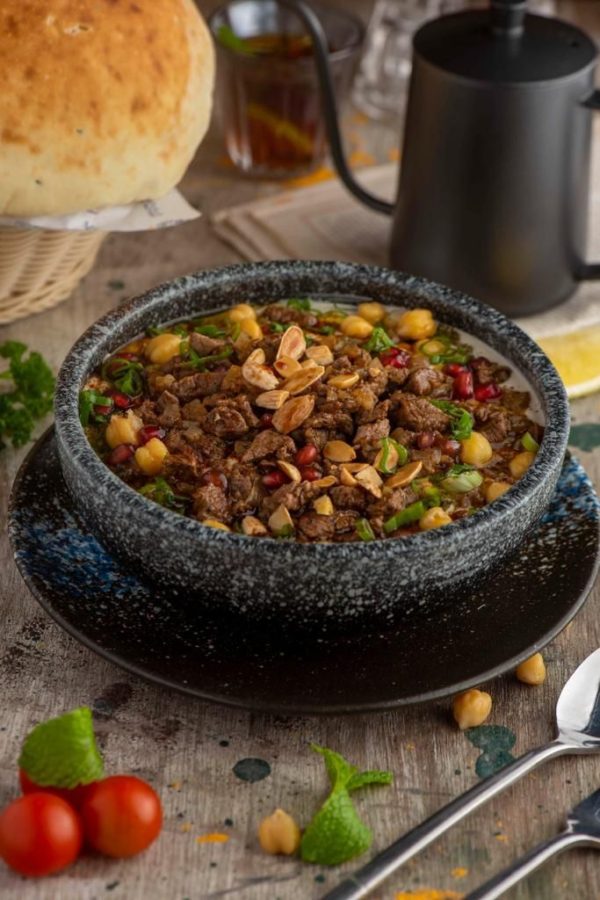 Fattet Hummus bil Lahm