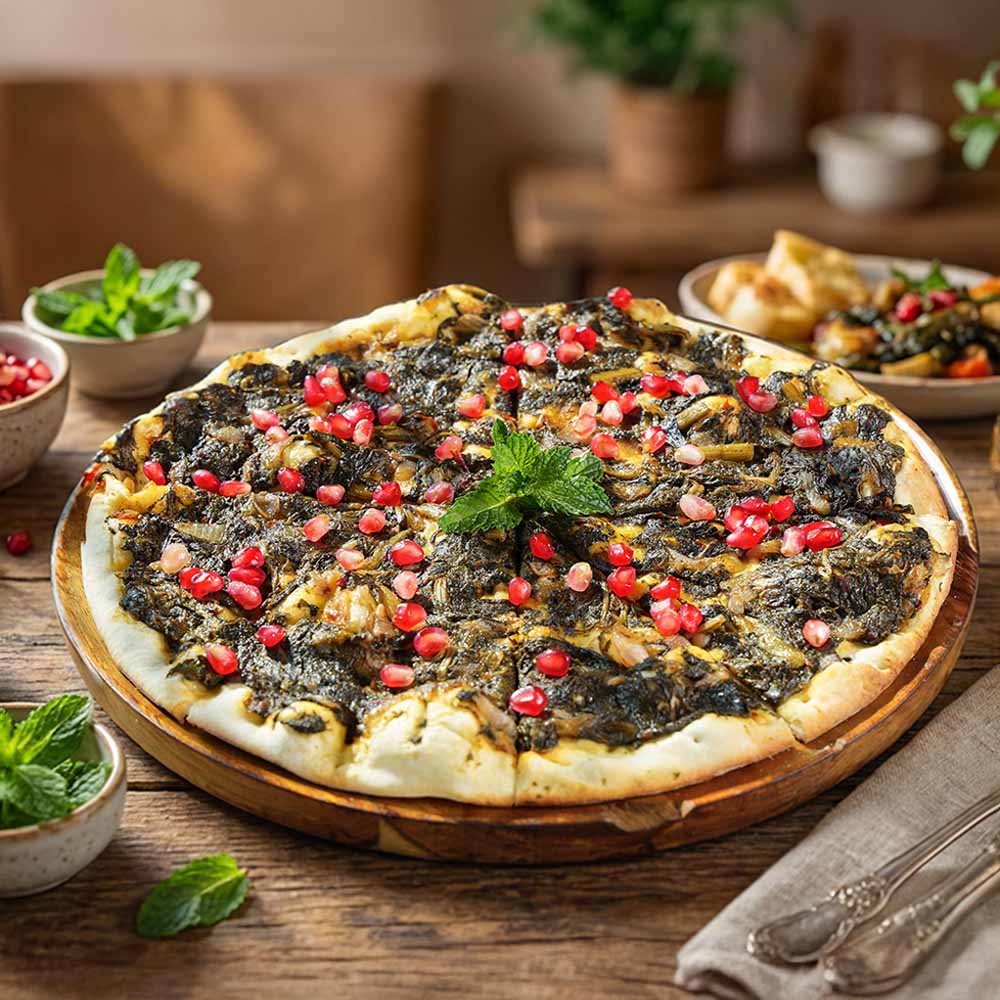 Spinach Manakish