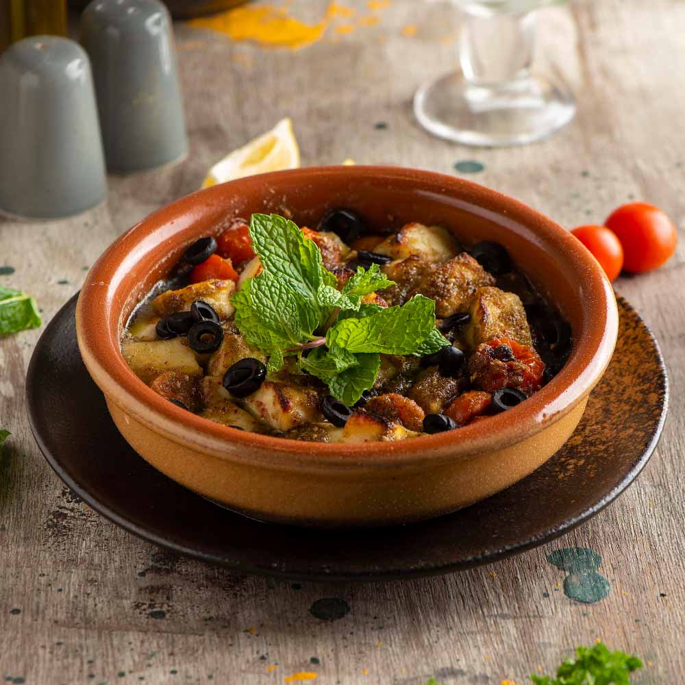 Halloumi Zatar Clay Pot