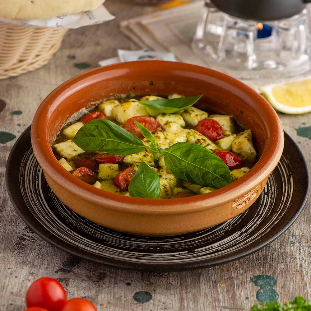 حلوم مع صوص الاعشاب بالفخارة