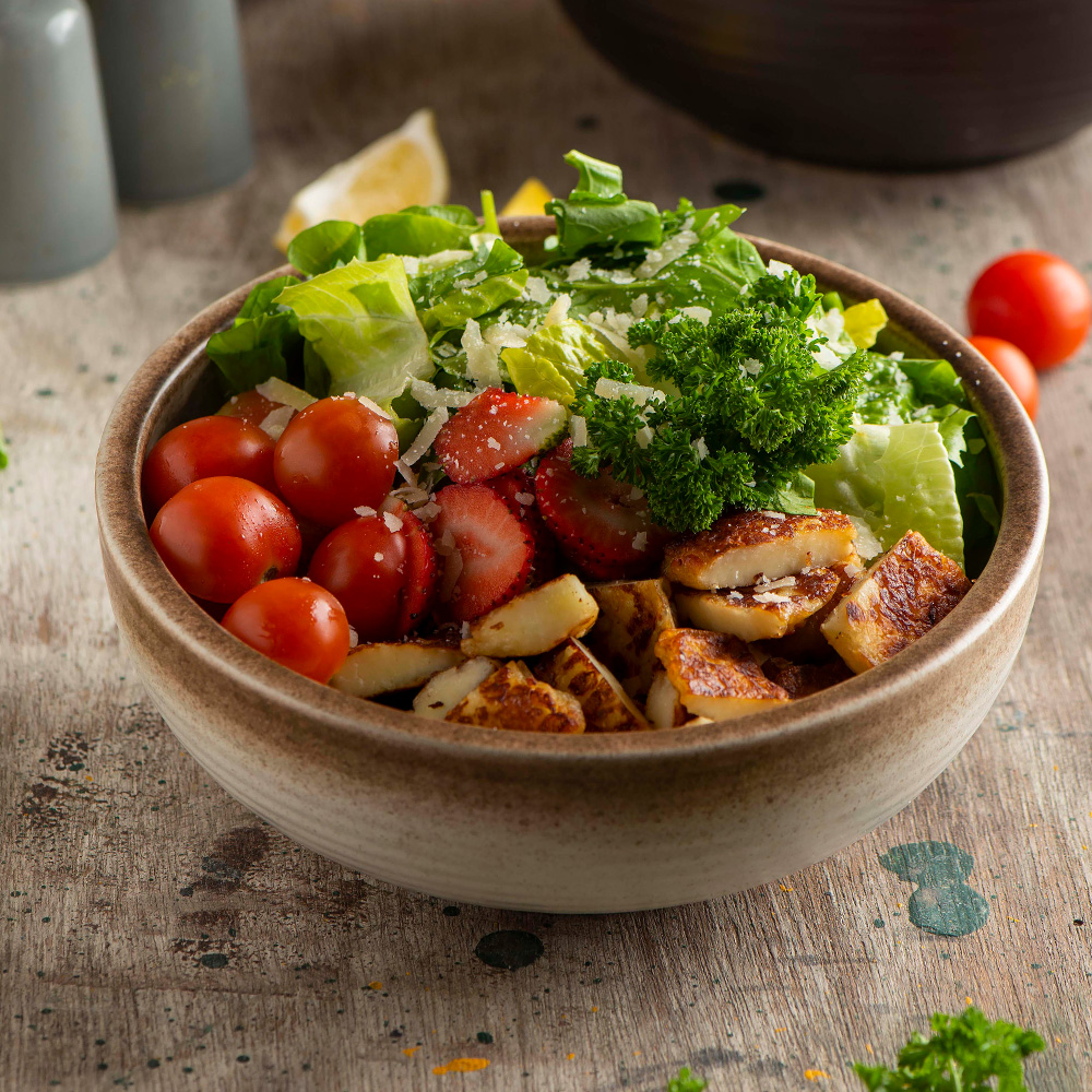 سلطة حلوم مشوية