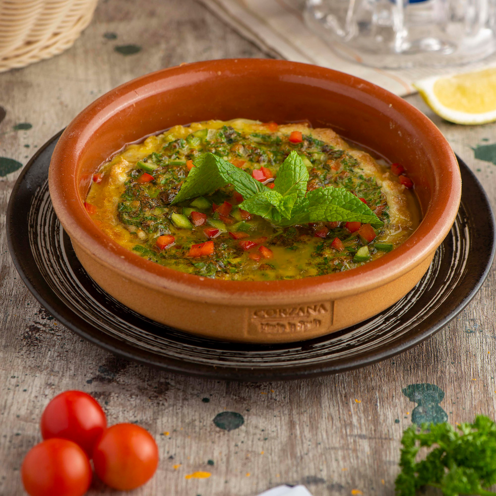 Vegetable Omelette Clay Pot