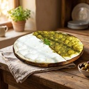 منؤشة لبنة مع زعتر